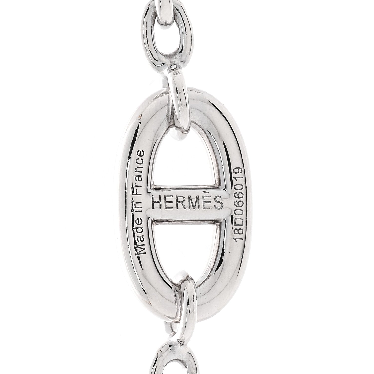 Hermes Sterling Silver Farandole Necklace 120 4 of 6