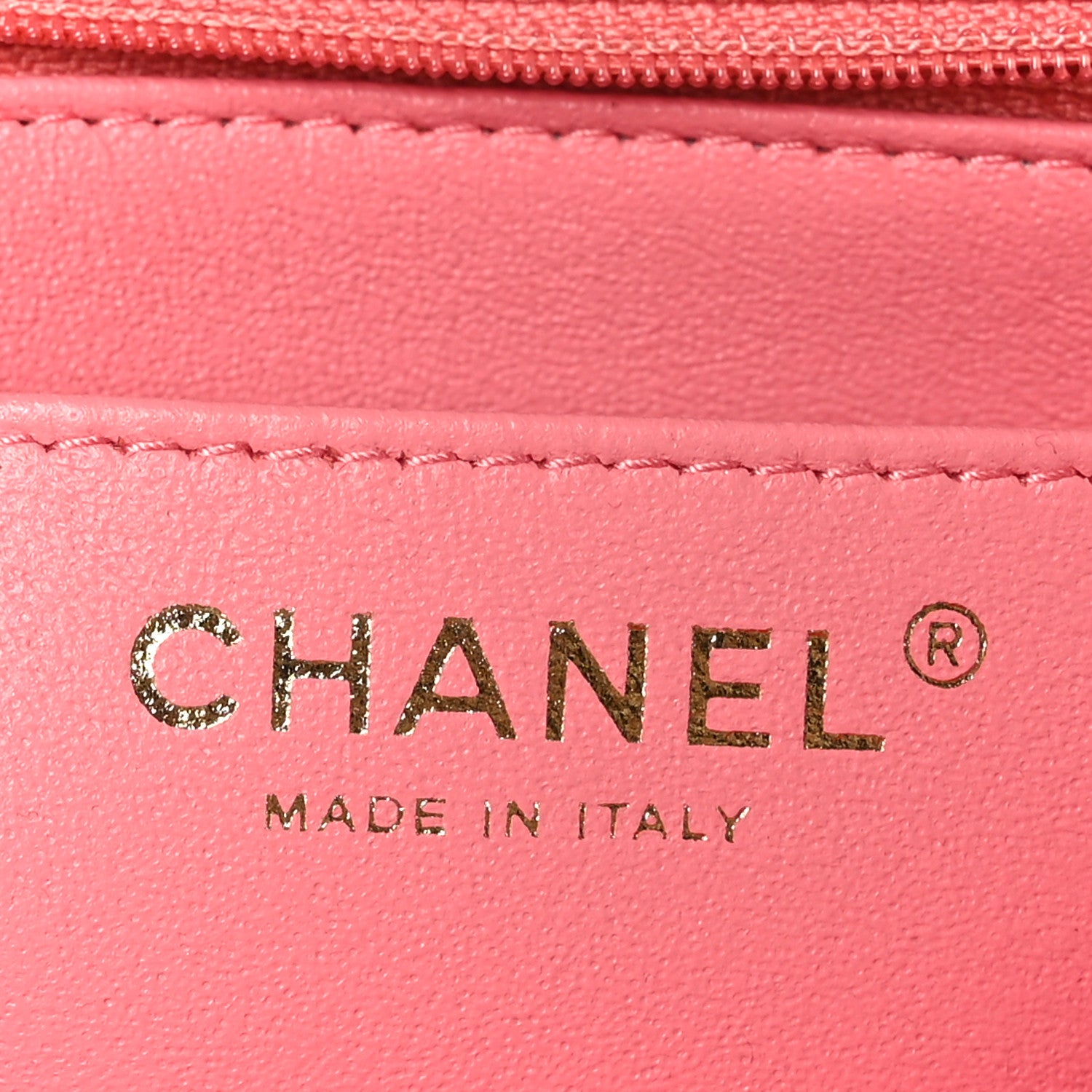 Chanel Lambskin Quilted Mini Rectangular Flap Pink 7 of 10