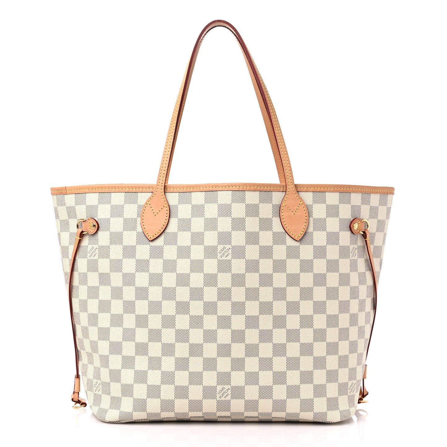 Damier Azur Neo Neverfull MM Rose Ballerine