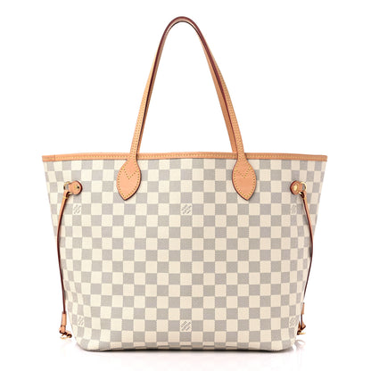 Louis Vuitton Damier Azur Neo Neverfull MM Rose Ballerine 3 of 12
