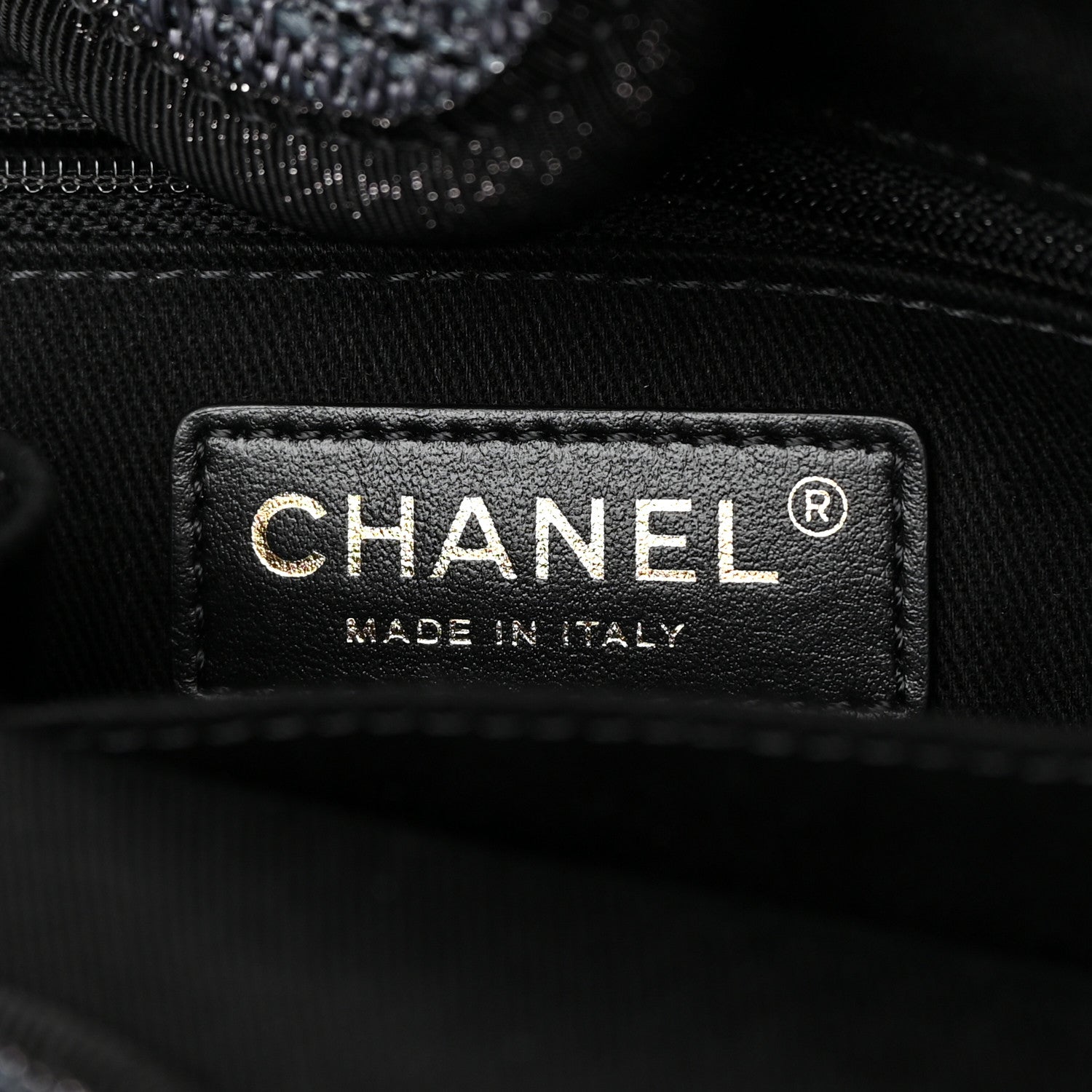 Chanel Lurex Boucle Medium Deauville Tote Black 6 of 11