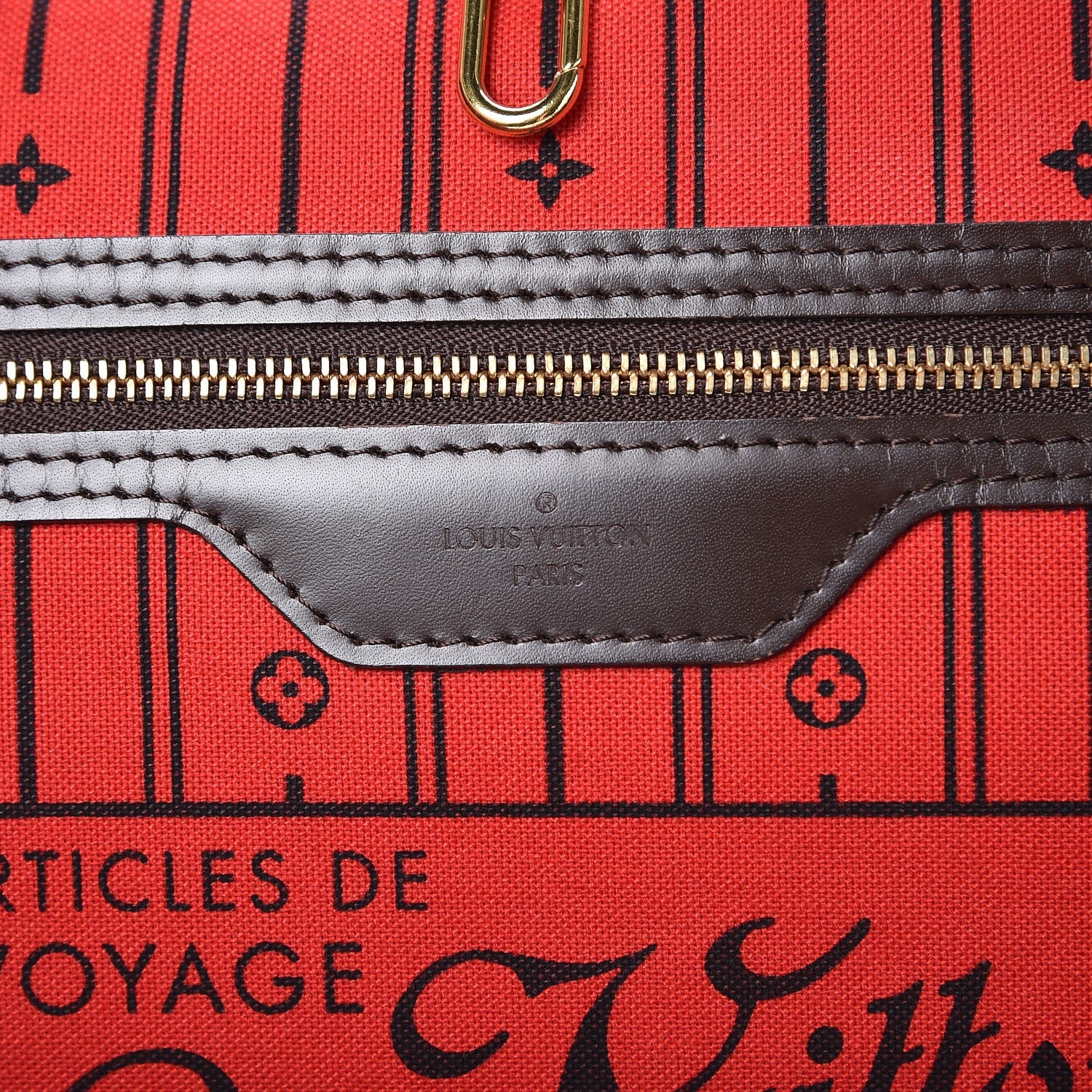 Louis Vuitton Damier Ebene Neverfull GM 6 of 16