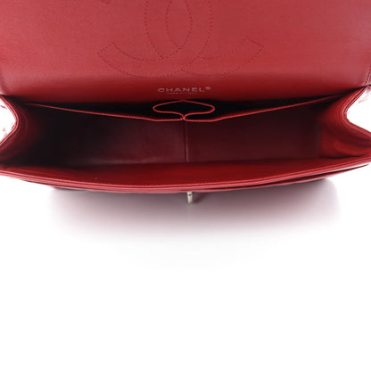 Chanel Patent Quilted Jumbo Double Flap Red 5 of 12