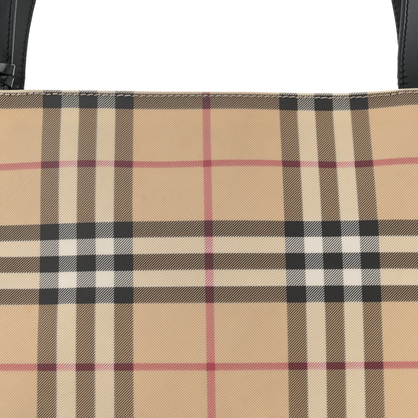 Vintage Check Tote Black
