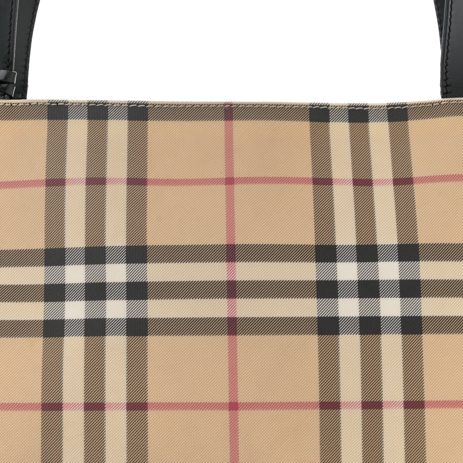 Burberry Vintage Check Tote Black 8 of 14