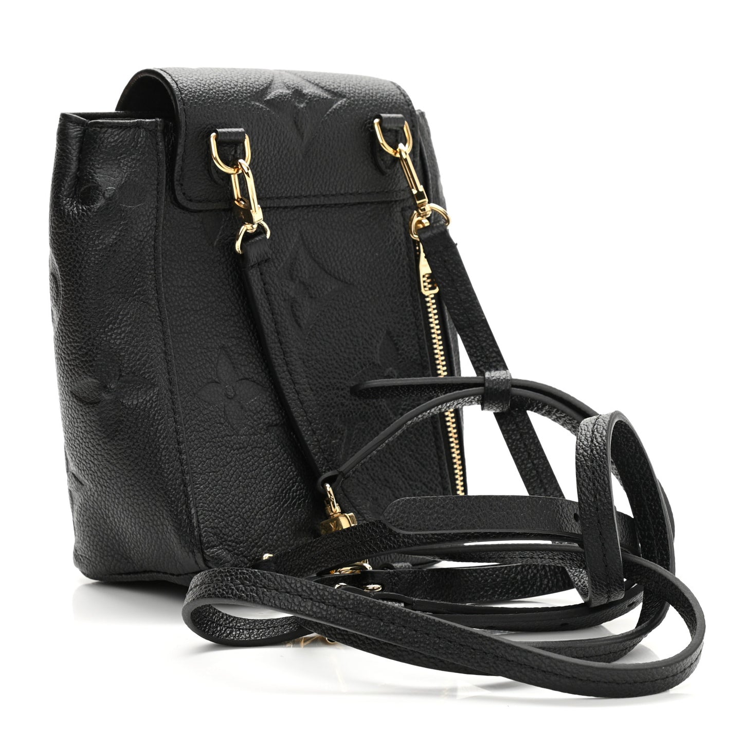 Empreinte Monogram Giant Tiny Backpack Black