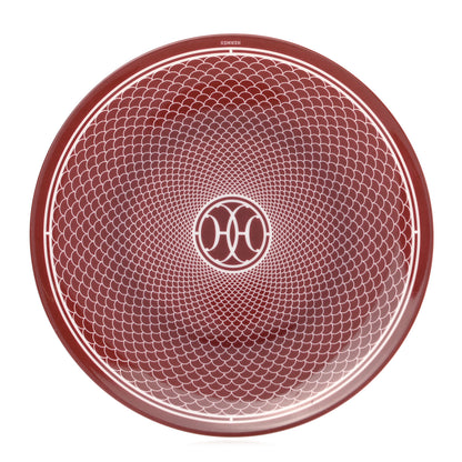 Hermes Porcelain H Deco Bread And Butter Plate Rouge 1 of 6