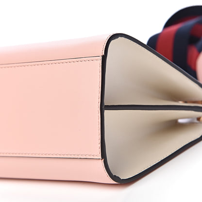 Gucci Nappa Bamboo Web Mini Nymphaea Top Handle Bag Perfect Pink Mystic White 14 of 15