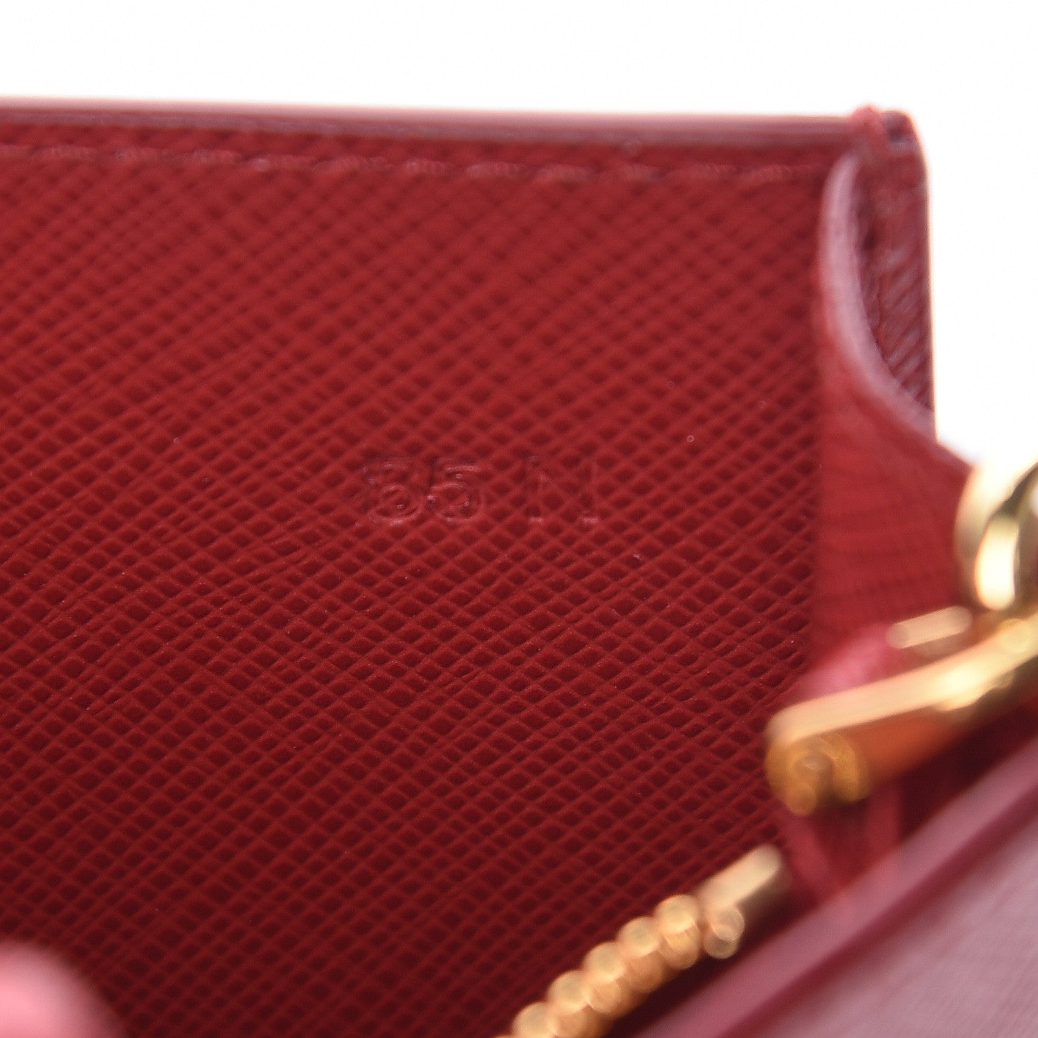 Prada Saffiano Metal Wristlet iPhone Case Fuoco 7 of 8