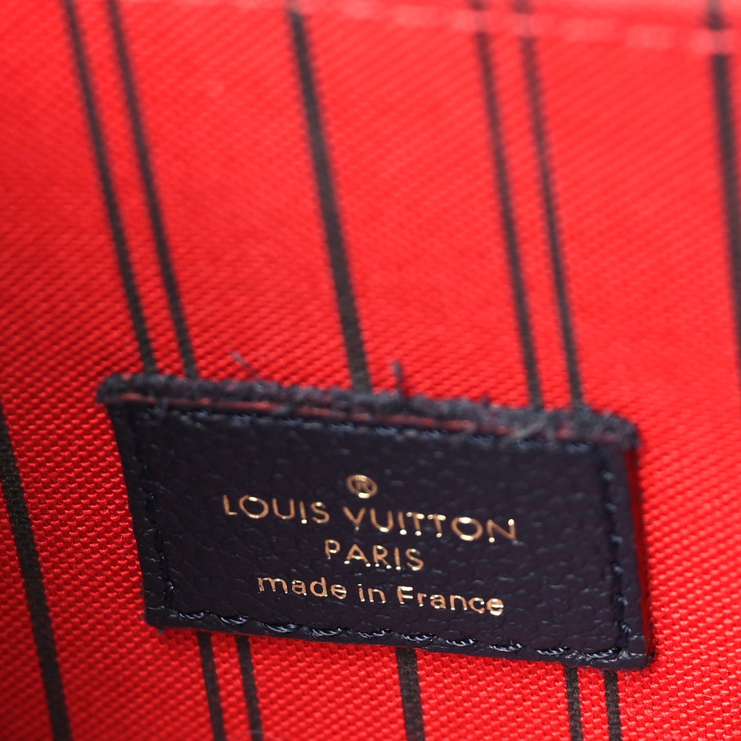 Empreinte Pochette Metis Marine Rouge