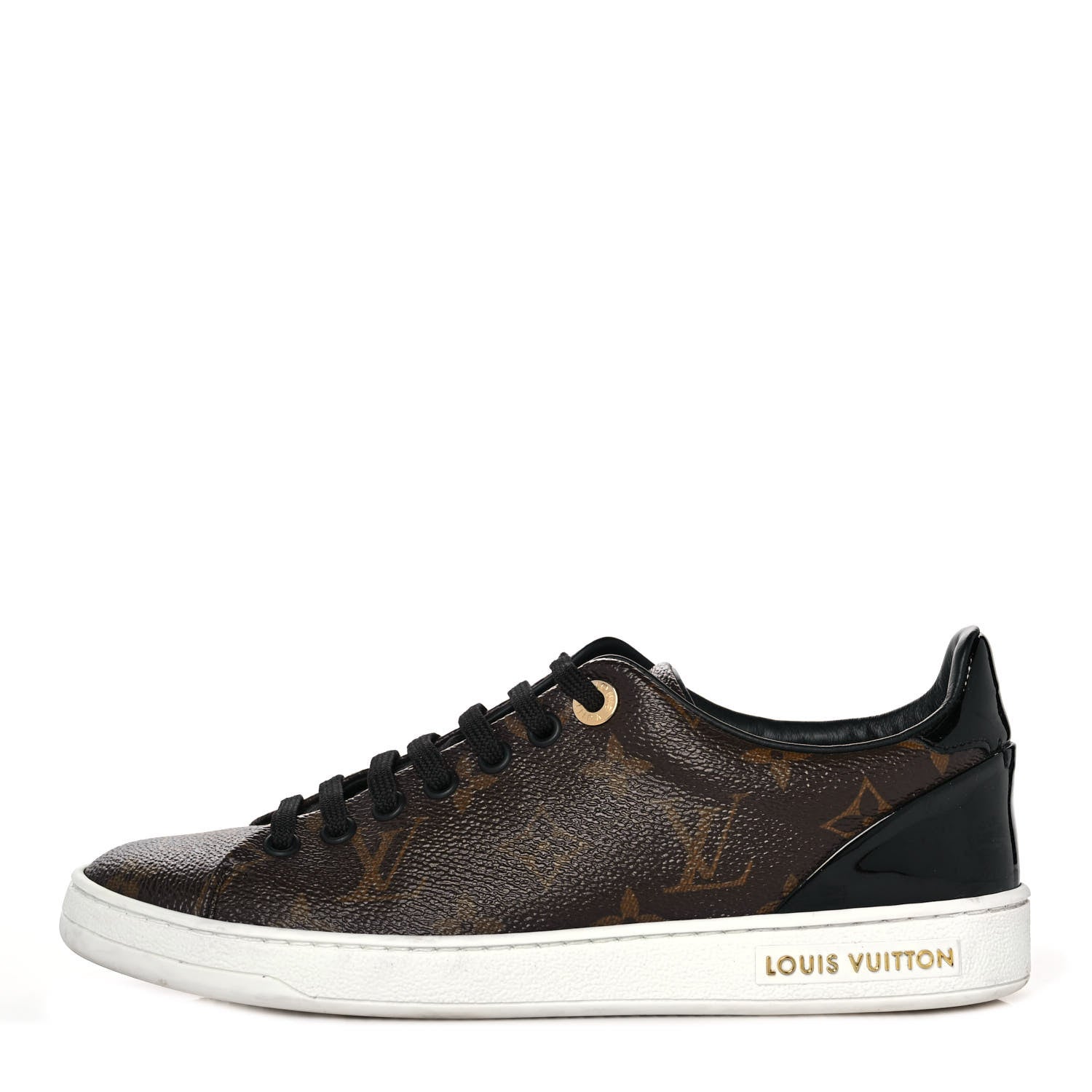 Louis Vuitton Patent Monogram Frontrow Sneakers 36 1 of 9