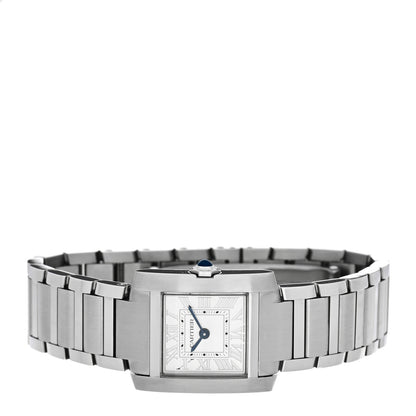Cartier Stainless Steel 21mm Tank Francaise Quartz Watch Silver 2 of 5