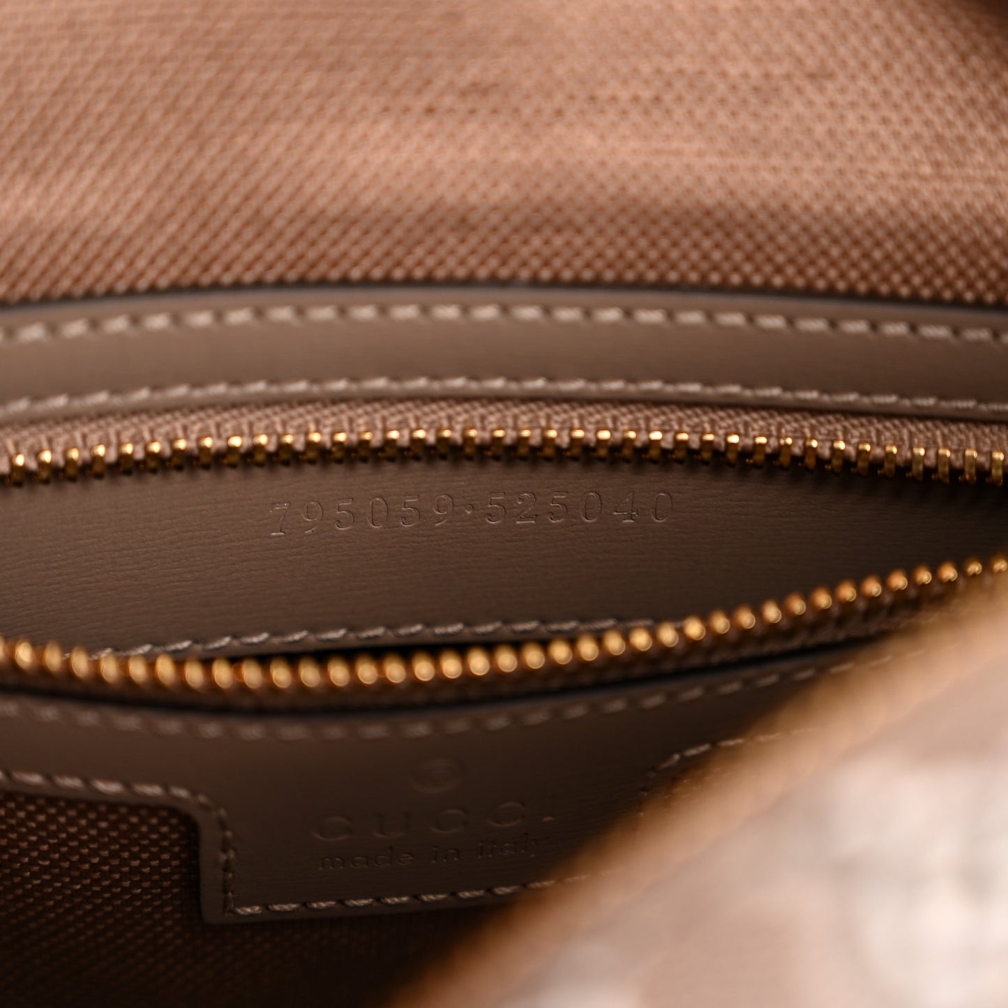 GG Shadow Monogram Super Mini Ophidia Shoulder Bag Taupe