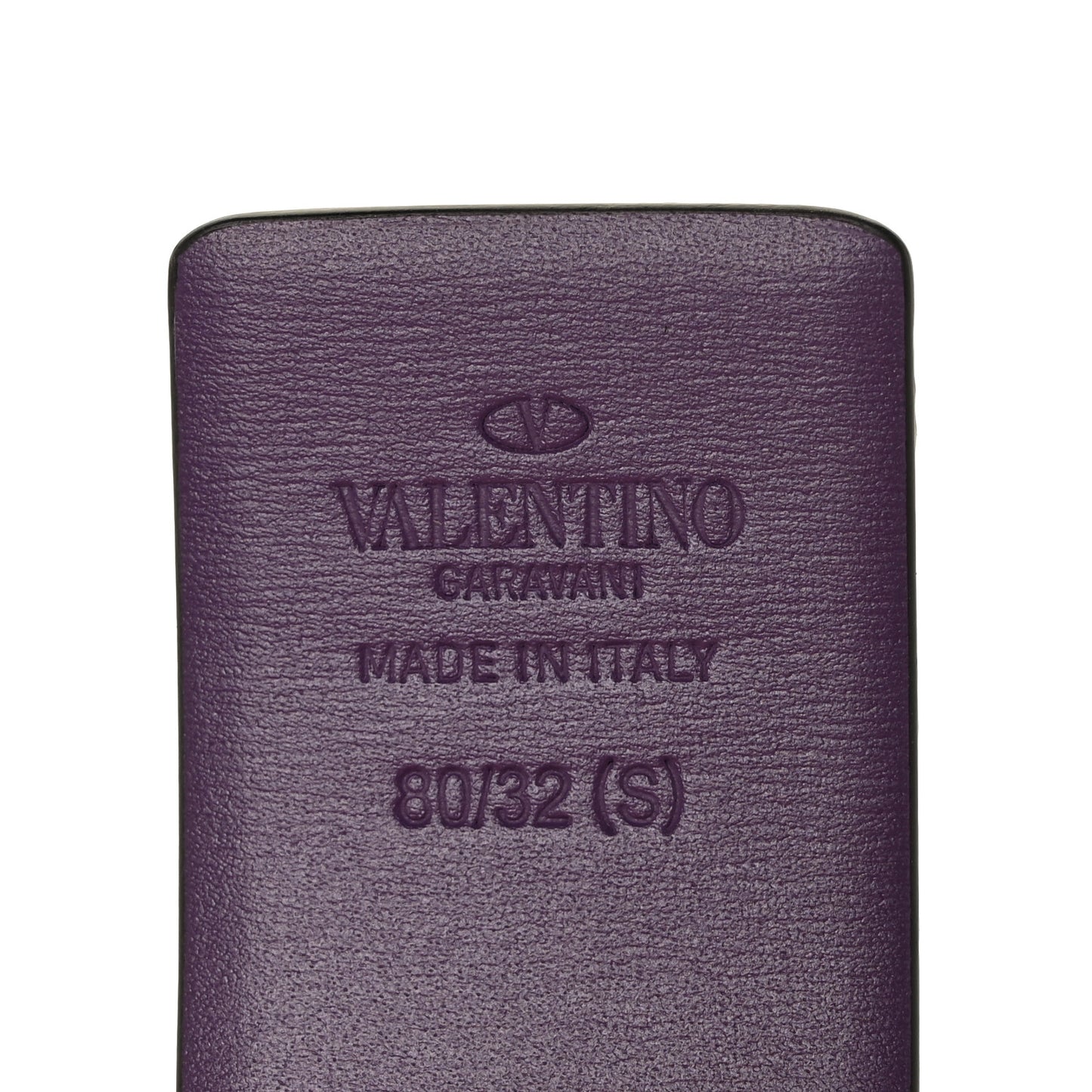 Glossy Calfskin VLogo Reversible 40mm Belt 80 32 Feminine Pink Indian Violet