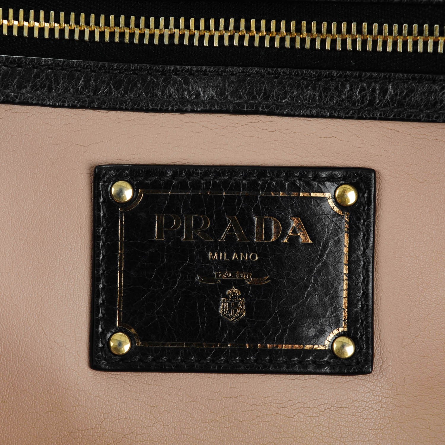 Prada Vitello Shine Shoulder Bag Zaffiro 6 of 8