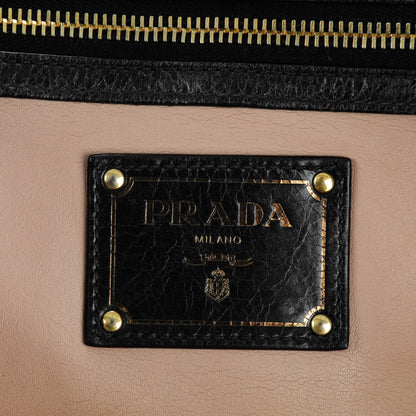 Prada Vitello Shine Shoulder Bag Zaffiro 6 of 8