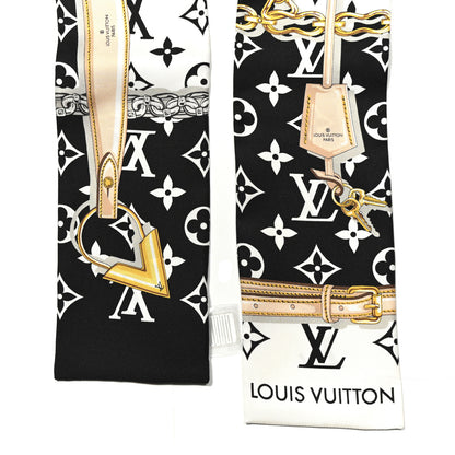 Louis Vuitton Silk Monogram Confidential Bandeau Black 2 of 4