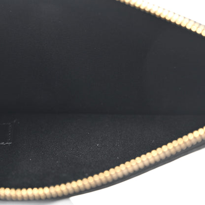 Saint Laurent Lambskin Medium Heart Studded Riva Bucket Bag Black 7 of 12
