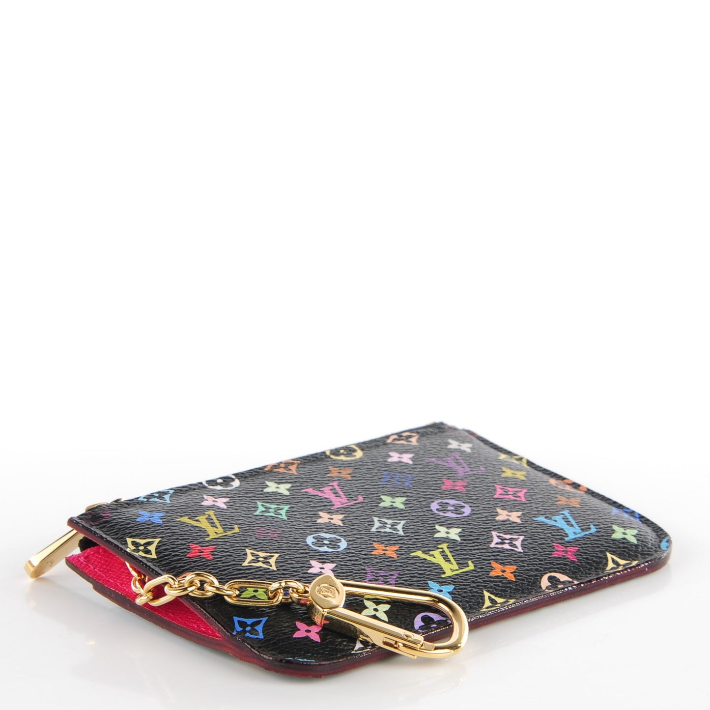 Monogram Multicolor Key Pouch Black Grenade