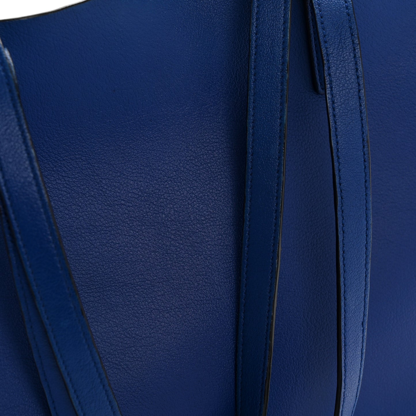 Calfskin Large Shopping Tote Ultramarine