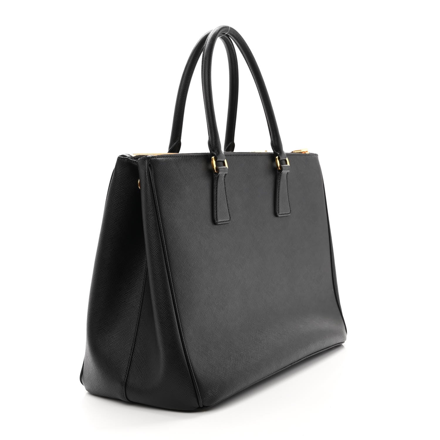 Prada Saffiano Large Galleria Double Zip Tote Black 3 of 12