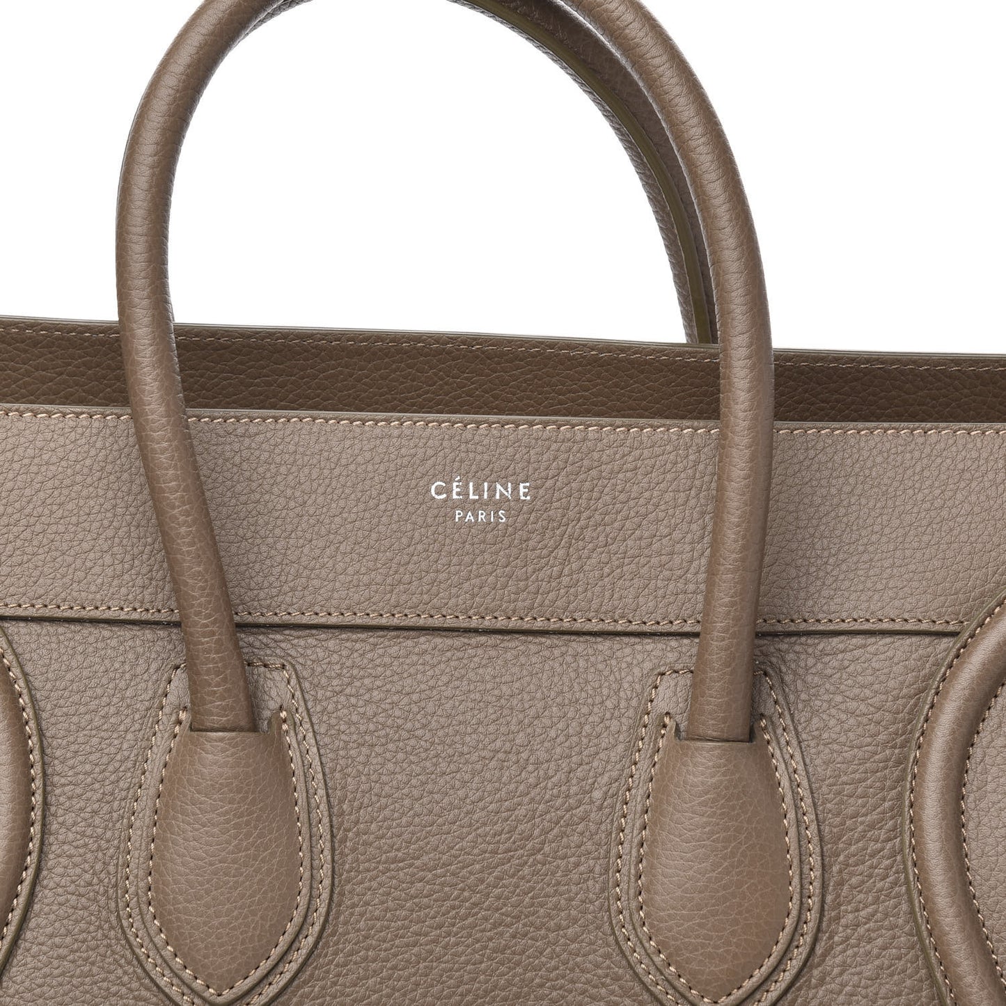 Drummed Calfskin Mini Luggage Dune