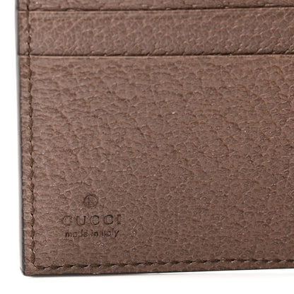 Gucci GG Supreme Monogram Web Ophidia French Flap Wallet Beige New Beige New Acero 6 of 9
