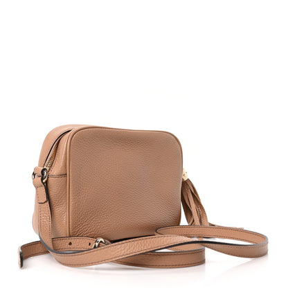 Gucci Pebbled Calfskin Small Soho Disco Bag Camelia 3 of 10