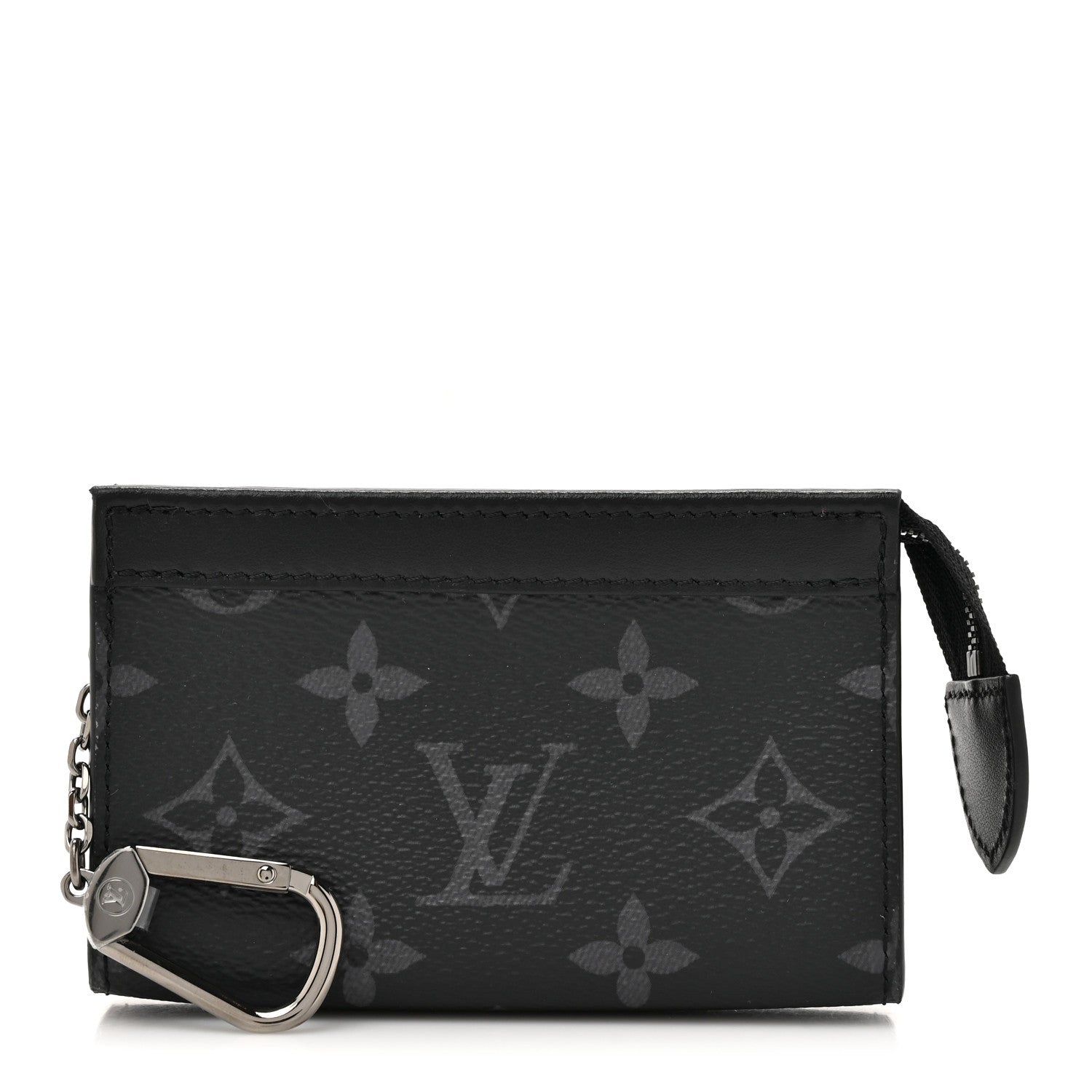 Louis Vuitton Monogram Eclipse Key Pouch Voyage 1 of 8