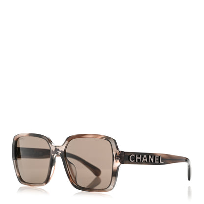 Chanel Acetate Polarized Square Sunglasses 5408-A Brown 1 of 7