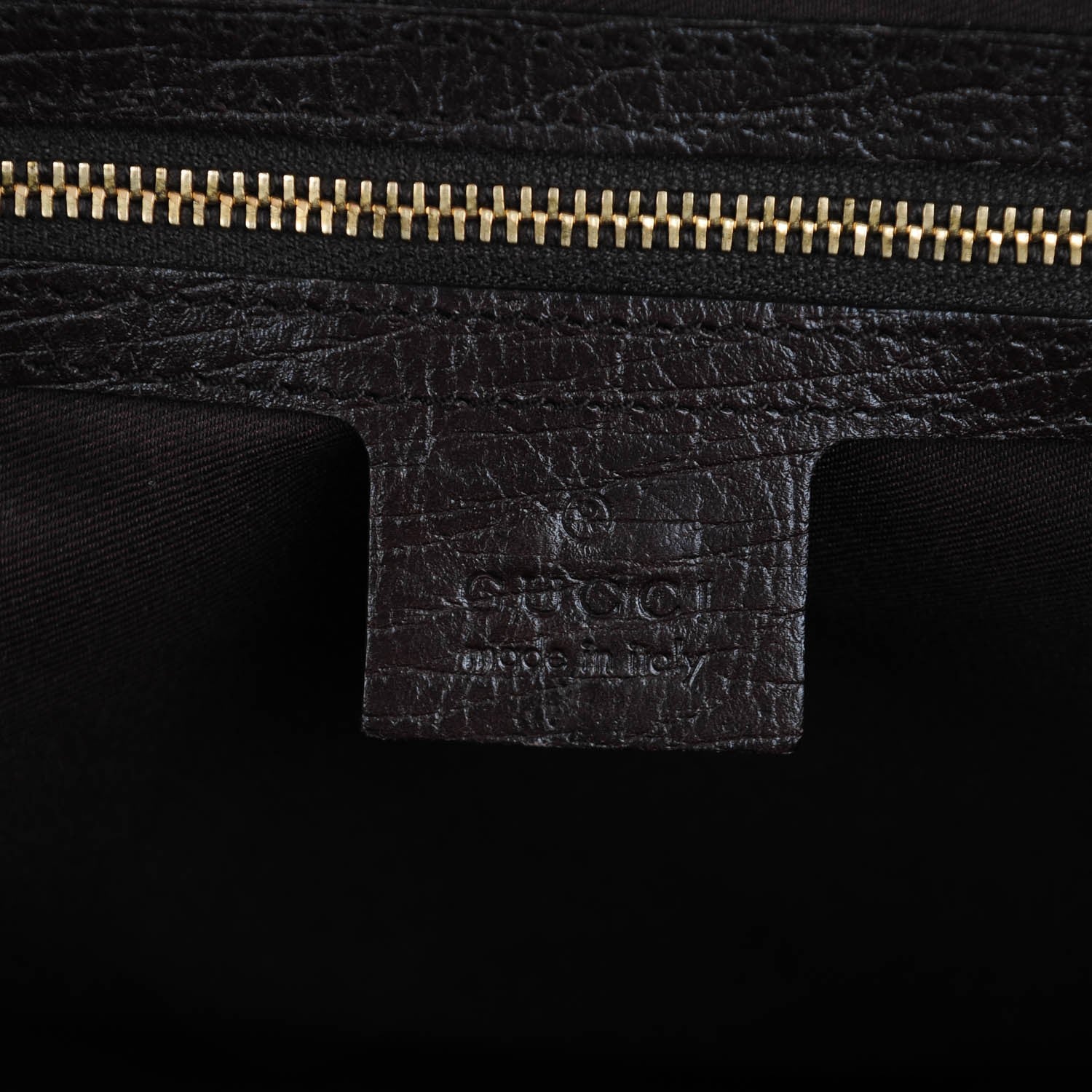 Gucci Monogram Medium Hasler Tote Dark Brown 6 of 7