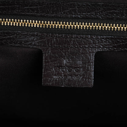 Gucci Monogram Medium Hasler Tote Dark Brown 6 of 7
