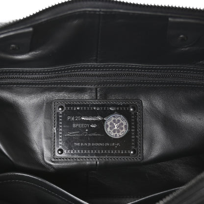 Louis Vuitton Calfskin Monogram Speedy P9 Bandouliere 40 Ultra Black 8 of 13