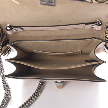 Fendi Calfskin Raffia F is Fendi FF Small Kan I Shoulder Bag Plaster Multicolor 5 of 10