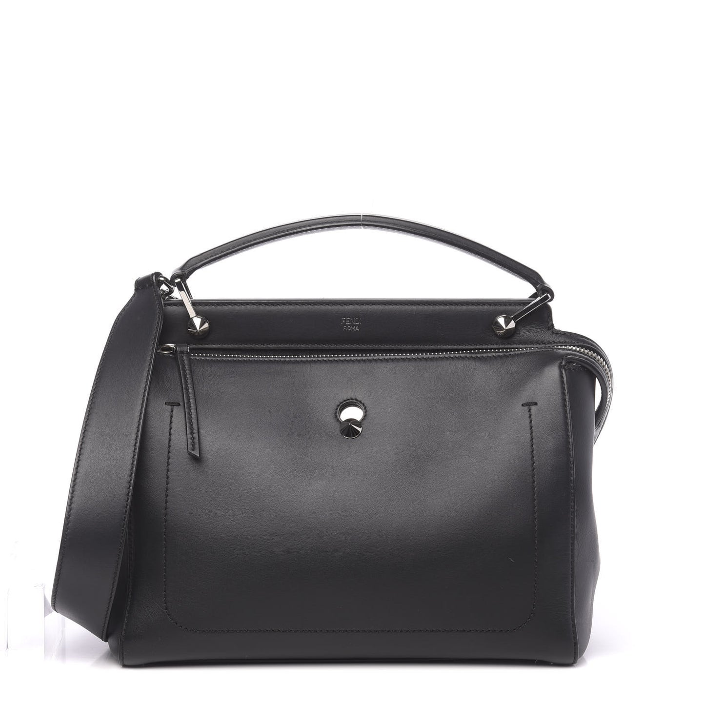 Vitello Baltico Dolce DotCom Satchel Black