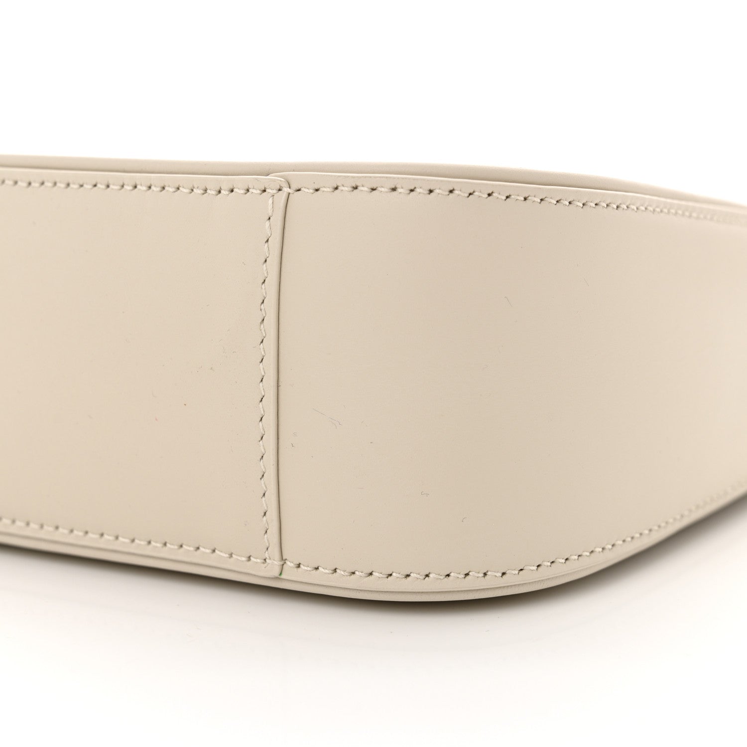 Saint Laurent Smooth Calfskin Le 5 A 7 Hobo Blanc Vintage 9 of 10