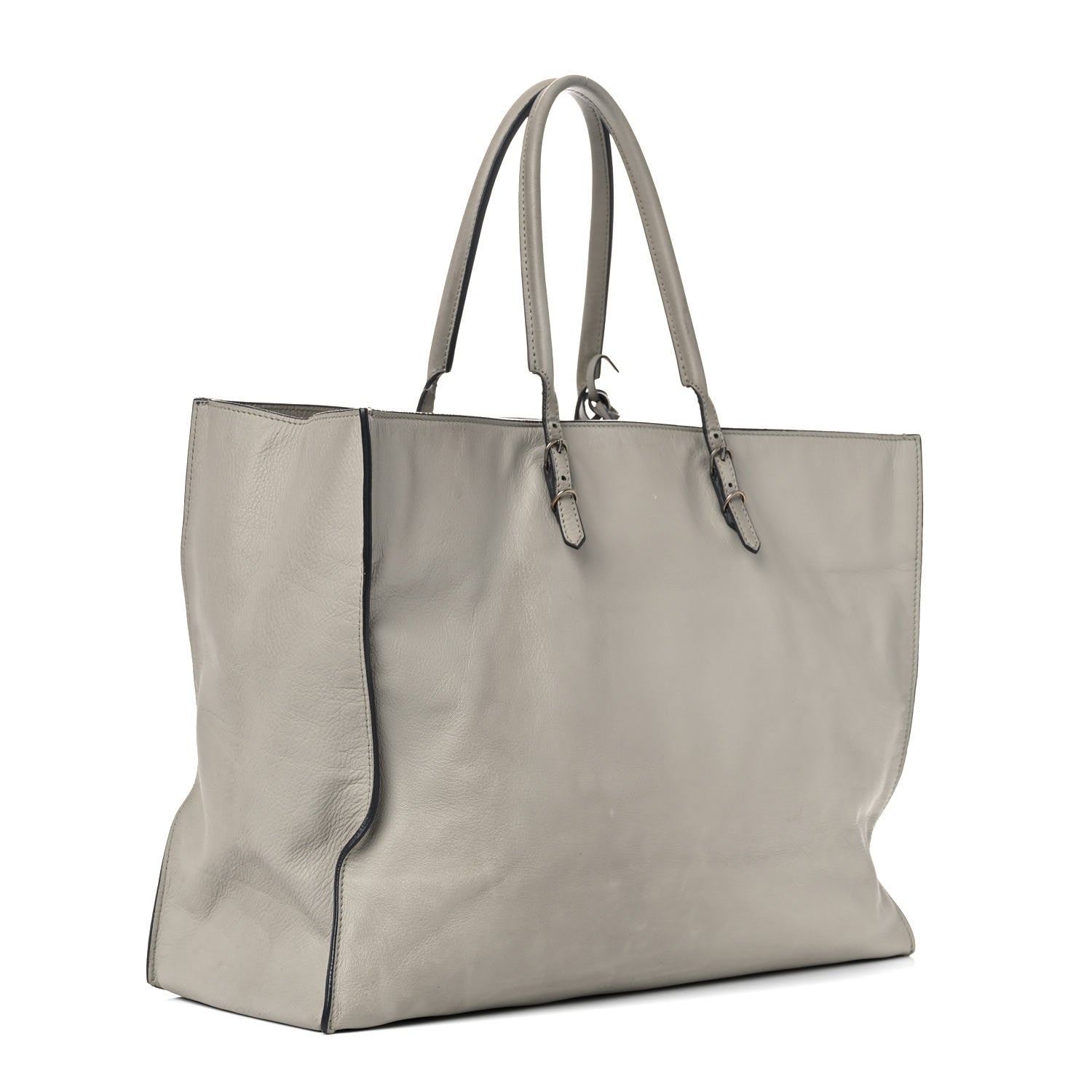 Balenciaga Veau Papier A4 Zip Around Tote Gray 3 of 32