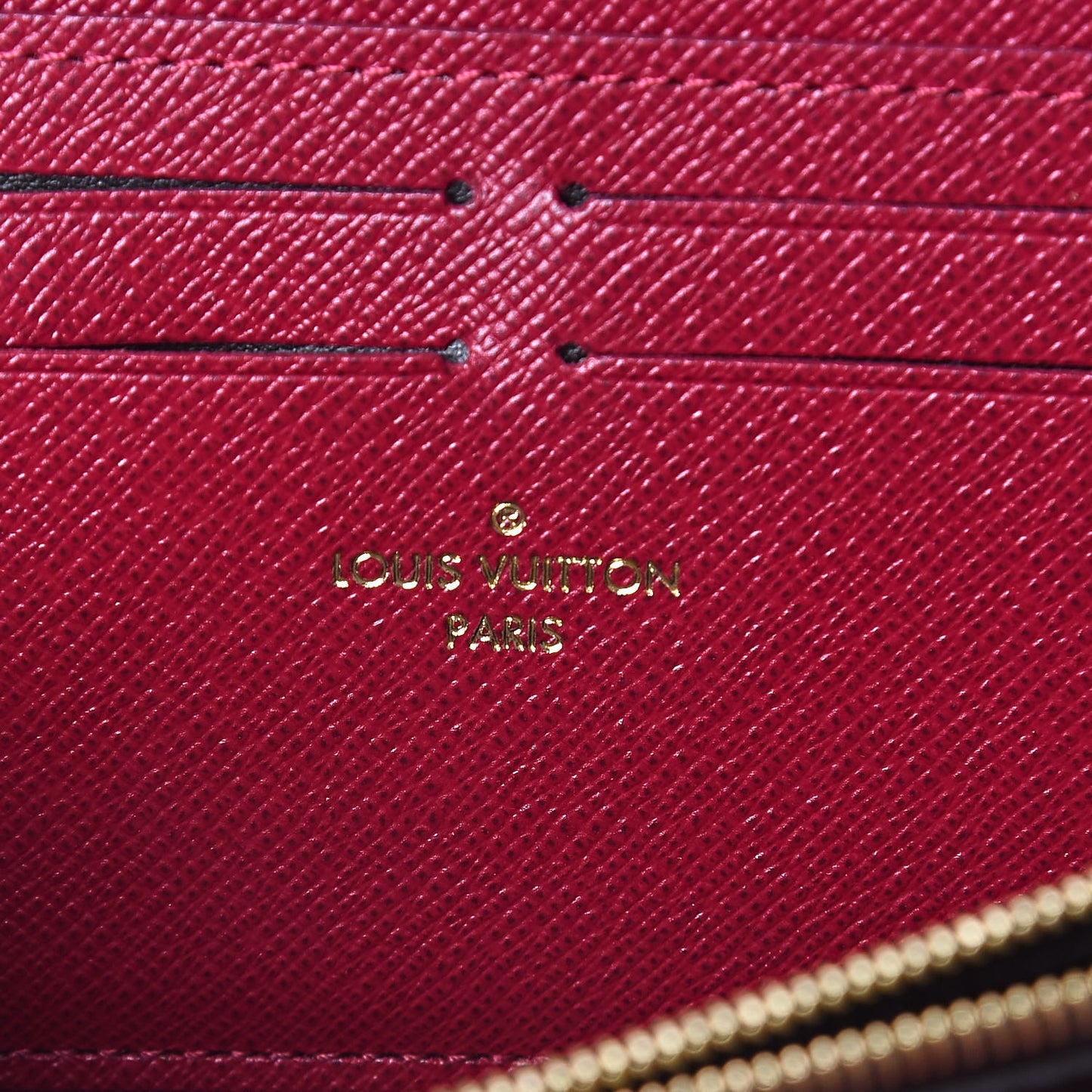 Monogram Clemence Wallet Fuchsia
