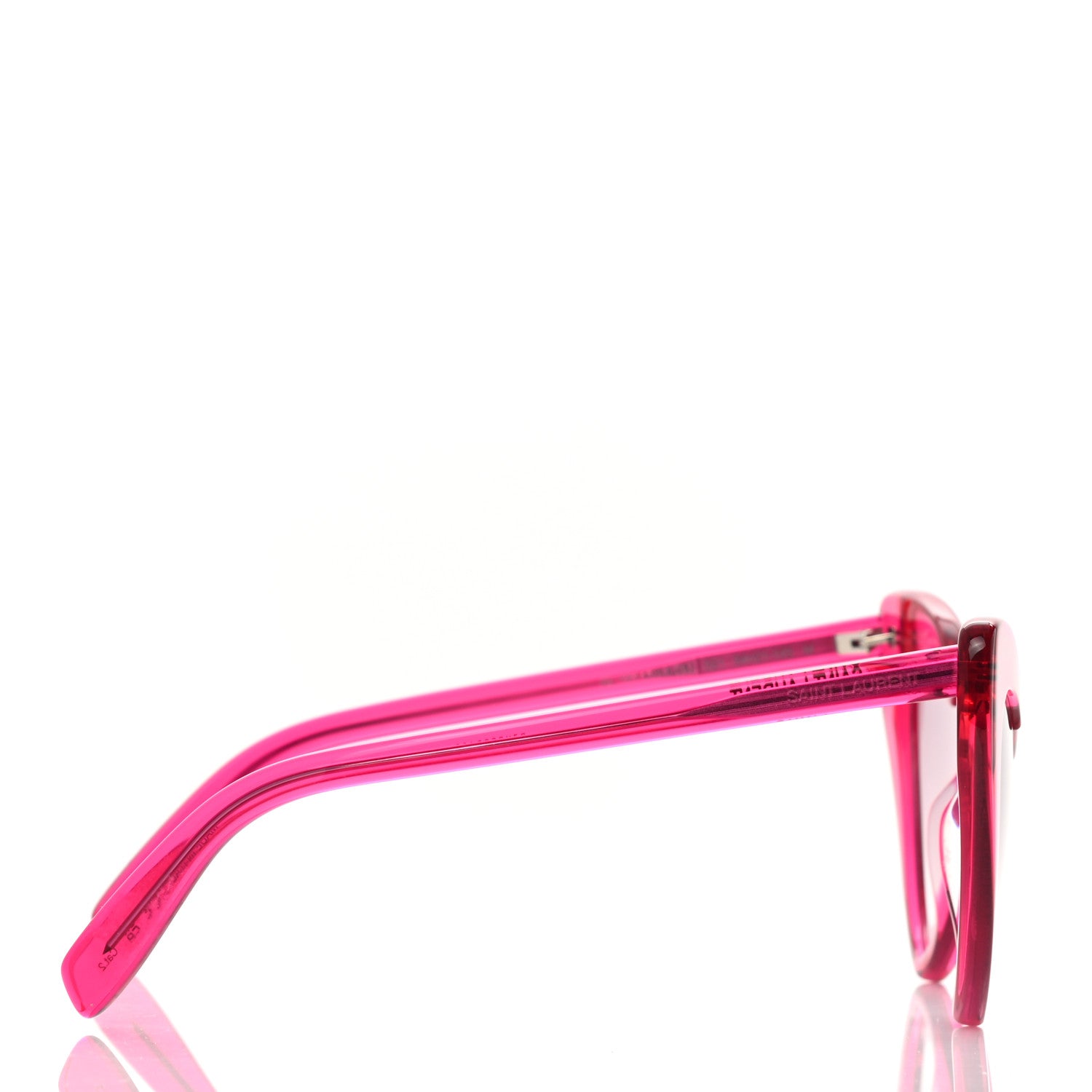 Saint Laurent Acetate Heart Frame Loulou SL181 Sunglasses Pink 3 of 8