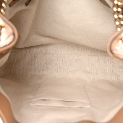 Gucci Pebbled Calfskin Medium Soho Chain Shoulder Bag Camelia 5 of 11