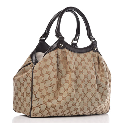 Gucci Monogram Medium Sukey Tote Dark Brown 3 of 13
