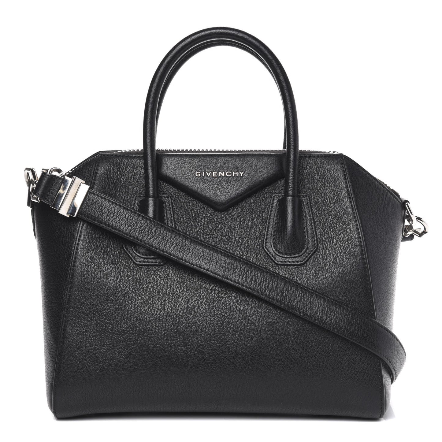 Sugar Goatskin Small Antigona Black