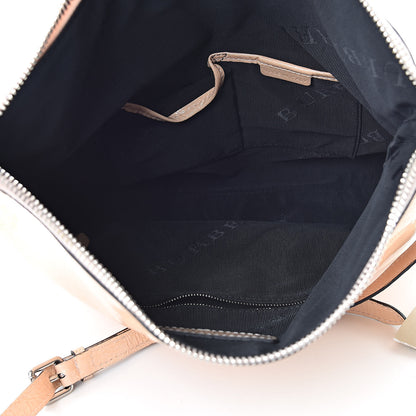 Burberry Patent Fold Over Crossbody Beige 5 of 11