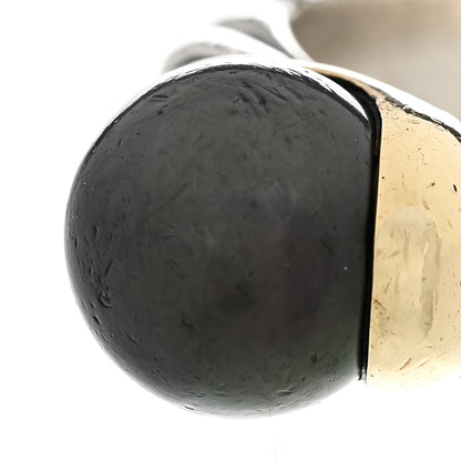 David Yurman Sterling Silver 18K Yellow Gold Tahitian Pearl 8mm Cable Ring 57 8 6 of 6