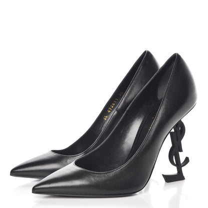 Saint Laurent Nappa Opyum 110 Pumps 38 Black 3 of 14
