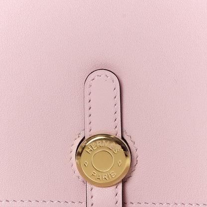 Hermes Swift Dogon Duo Wallet Rose Sakura 10 of 12