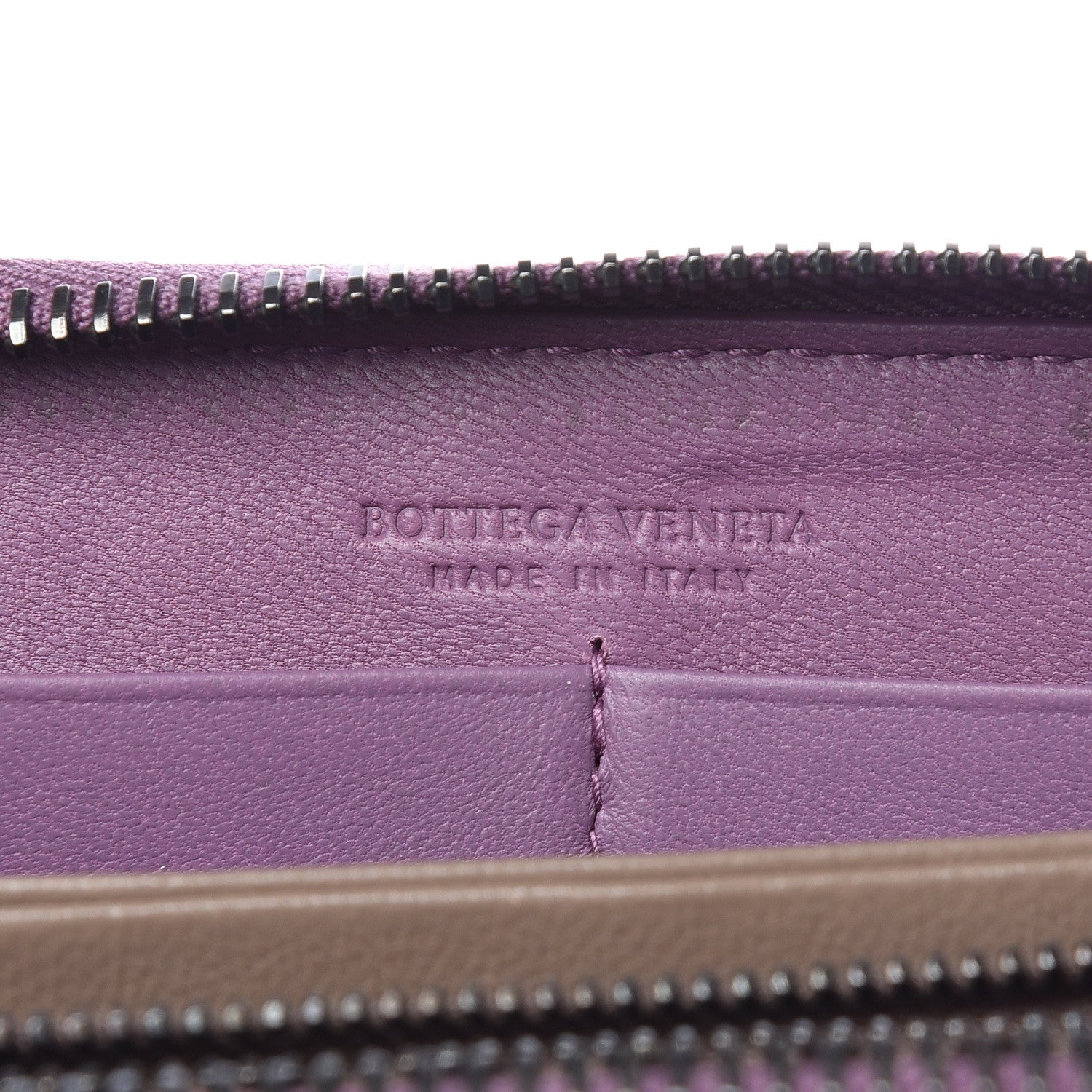 Bottega Veneta Nappa Intrecciato Zip Around Wallet Corot 6 of 12