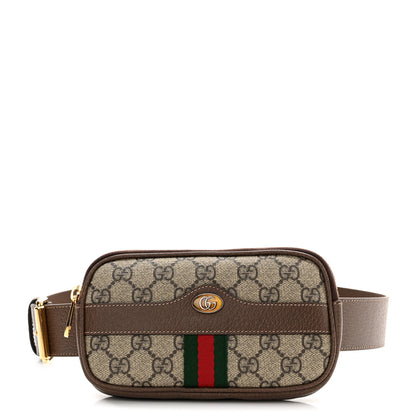 Gucci GG Supreme Monogram Ophidia Belted iPhone Case Dark Brown 1 of 11