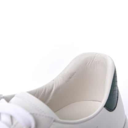 Gucci Calfskin Ayers Web Star Embroidered Mens Ace Sneakers 11 White Multi 11 of 11