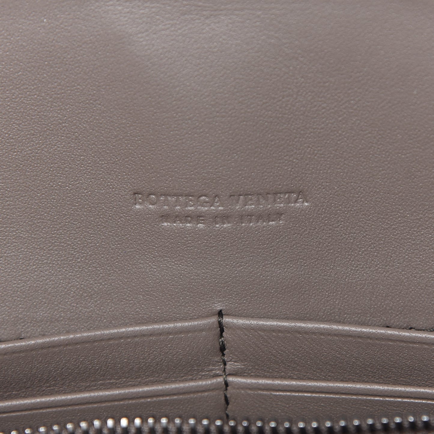 Nappa Intrecciato Chain Wallet New Steel
